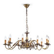 Candelabru clasic alama patinata 10xE14/40W, Stilluster LU 1285/10 Patina Orion